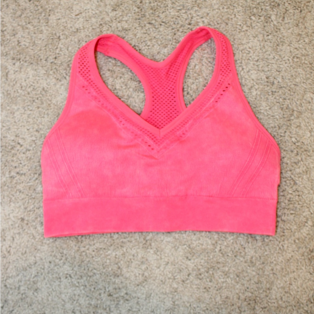 All in Motion Neon Pink Racerback Sports Bra